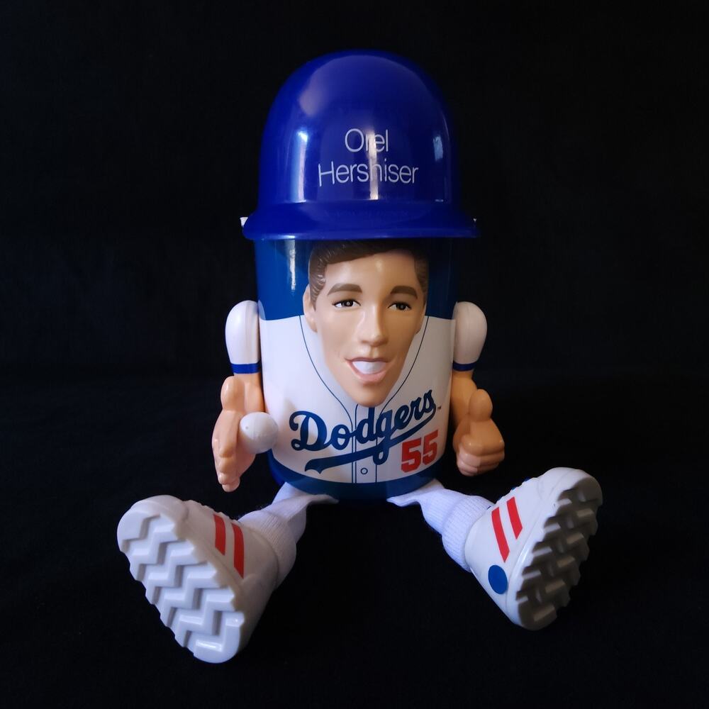 1989 Orel Hershiser Pitcher Los Angeles Dodgers Freezer Activated Puppet Kooler